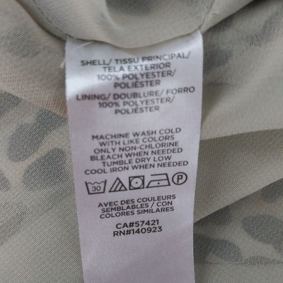 Loft Tank Womens Small Brown Animal Print Spaghetti Strap Pullover Top - Picture 6 of 6